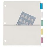 Pocket Index, Pages, 5 Clear Tab Set, 11