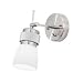 101156 - Nulco 1011 Industrial Age 1 Light Wall Sconce in Satin Alumin