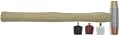 SE 5-in-1 Hammer - Interchangeable Brass, Copper, Rubber, Ny