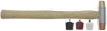 5-in-1 Hammer - Interchangeable Brass, Copper, Rubber, Nylon, ABS