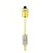 Gems Sensors 128500 304 Stainless Steel Float Single Point Level Switch, 29/32" Diameter, 3/4" NPT Male, 3-3/16" Actuation Level, 20VA, SPST/Normally Close, Dry, 3 Pin Quick Disconnect Receptacle