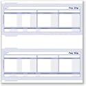 Communisis Sage Compatible Pay Advice Laser or Inkjet 210x102mm -  Ref DUKSA011 (500 Forms/1000 Payslips)