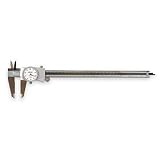 Mitutoyo 0-12 .100 White Face Mitutoyo Dial Caliper