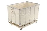 Dandux Canvas Basket Truck, Bulk Truck 10 Bushel - White