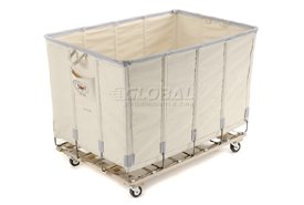 Dandux Canvas Basket Truck, Bulk Truck 6 Bushel - White