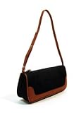 Dolce  Gabbana Small Jean and Brown Leather Handbag