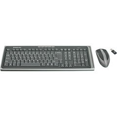 IOGEAR Long Range Media Center Desktop Keyboard and Mouse Combo,2.4GHz Wireless GKM551R (Black)