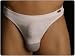 Balls in One White Thong