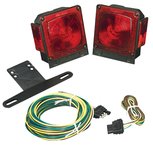 Wesbar Submersible Trailer Light Kit, Under 80-Inch