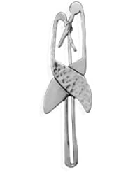 Love Bird Flamingos Pin or Pendant Designer Sterling Silver