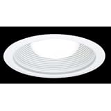 White 6 Inch Baffle Trim