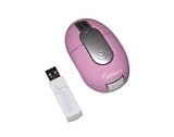 WM700PS Wireless Optical Mouse Pink with Silver Trim