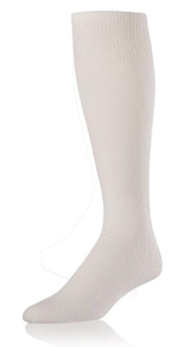 XL Baseball/Softball Cushion Sanitary (Under Stirrup) White Socks