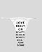 White Thong with Love built on beauty, soon as beauty, dies. - John Donne