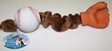 Vo-Toys Vinyl n Plush Baseball Gear Boingo 10in Dog Toy
