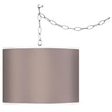 Glamour Swag Style Plug-In Chandelier