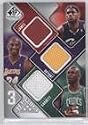 2009-10 SP Game Used 3 Star Swatches #3SBGJ - LeBron James Kobe Bryant Kevin Garnett/299