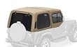 Bestop 41510-04 Tan Hardtop with Upper Doors - 2 Piece
