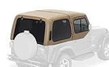 Bestop 41510-04 Tan Hardtop with Upper Doors - 2 Piece