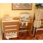 Arrow Model 98500 Compact and Versatile Cabinet with Convenient Air-Lift - Oak Finish