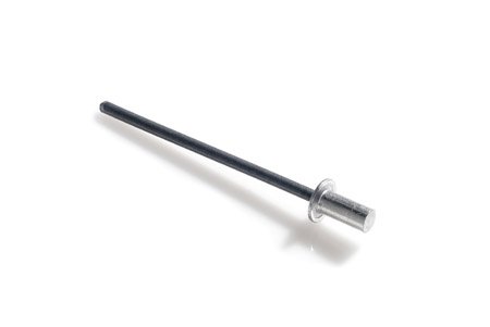 Aluminum Closed End Rivet w/ Steel 1/8OD, L .591, Drill #30, Grip .313-.375
