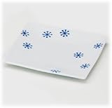 【波佐見焼 和皿・洋皿】 ｅｓ 判子角皿（小） ゆきはな 5個組