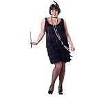 Flapper Fashion Plus-Size Ladies Costume