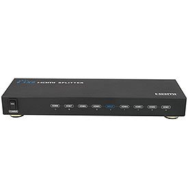 Calrad 40-1061-HS-8 1x8 HDMI 1080p 3D Splitter / Distribution Amplifier Calrad 40-1061-HS-8 1x8 HDMI 1080p 3D Splitter / Distribution Amplifier