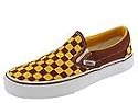 Vans Classic Slip-On | Skate Shoes Fudgesickle/Old Gold Checkerboard