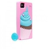 Case-Mate iPhone 4S / 4 Creatures: Delight Cupcake, Lipstick Pink クリーチャーズ ディライト・カップケーキ シリコン ケース, リップスティック・ピンク CM019527 リップスティック
