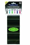 Pet Supplies : 5Star Cored Scented Dog Walking Poop Bags Black 60 Count