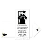 Cap & Gown Invitation Graduation Invitations