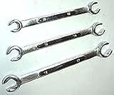 3 Pcs Flare Nut Wrench Set -