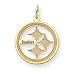 14K Pittsburgh Steelers Large Logo Cut Out Pendant