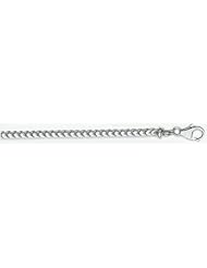 3mm White Gold Franco Chain 18"