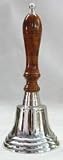 9.5 Chrome Polished Brass Hand Bell-17411N