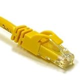 Buy 1FT Cat 6 Patch Cable Yellow RJ45M M 550MHZ Snagless by Cables To Go