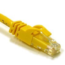 Click here to buy 1FT Cat 6 Patch Cable Yellow RJ45M M 550MHZ Snagless by Cables To Go.