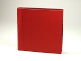 Review   / Red Faux Leather Photo Album 8x6.6x2 (20x17x5cm)