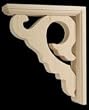 Floral Sconce bracket 7" x 9" [CAPITOL CITY LUMBER]