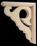 Floral Sconce bracket 7" x 9" [CAPITOL CITY LUMBER]