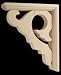 Floral Sconce bracket 7" x 9" [CAPITOL CITY LUMBER]