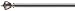 Umbra Aristotle Curtain Rod, Designed by Thea Yuzyk, Pewter, 36 - 88