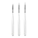 Nail Art Sable Brush Set - 3 Piece