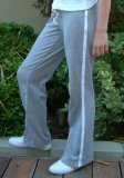 Girls Ahtletic Pant Drawstring & Side Stripes by
