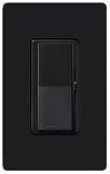 LUTRON ELECTRONICS DVW-600PH-BL DIVA SINGLE POLE DIMMER BLACK COLOR 600 WATT