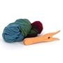 Knitting Fork and Organic Yarn