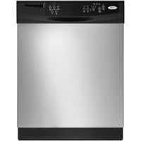 Whirlpool : GU3100XTVS 24in Full Console Dishwasher with 5 Wash Cycles Stainless Steel by Whirlpool