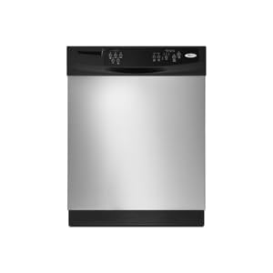 Whirlpool : GU3100XTVS 24in Full Console Dishwasher with 5 Wash Cycles Stainless Steel by