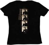 JOHNNY CASH - Photo Strip - Black Vintage Women's / Girls T-shirt (Girlie / Babydoll)